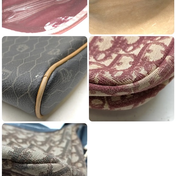 Christian Dior Clutch Bag Shoulder Bag  Canvas Leather - Picture 5 of 5